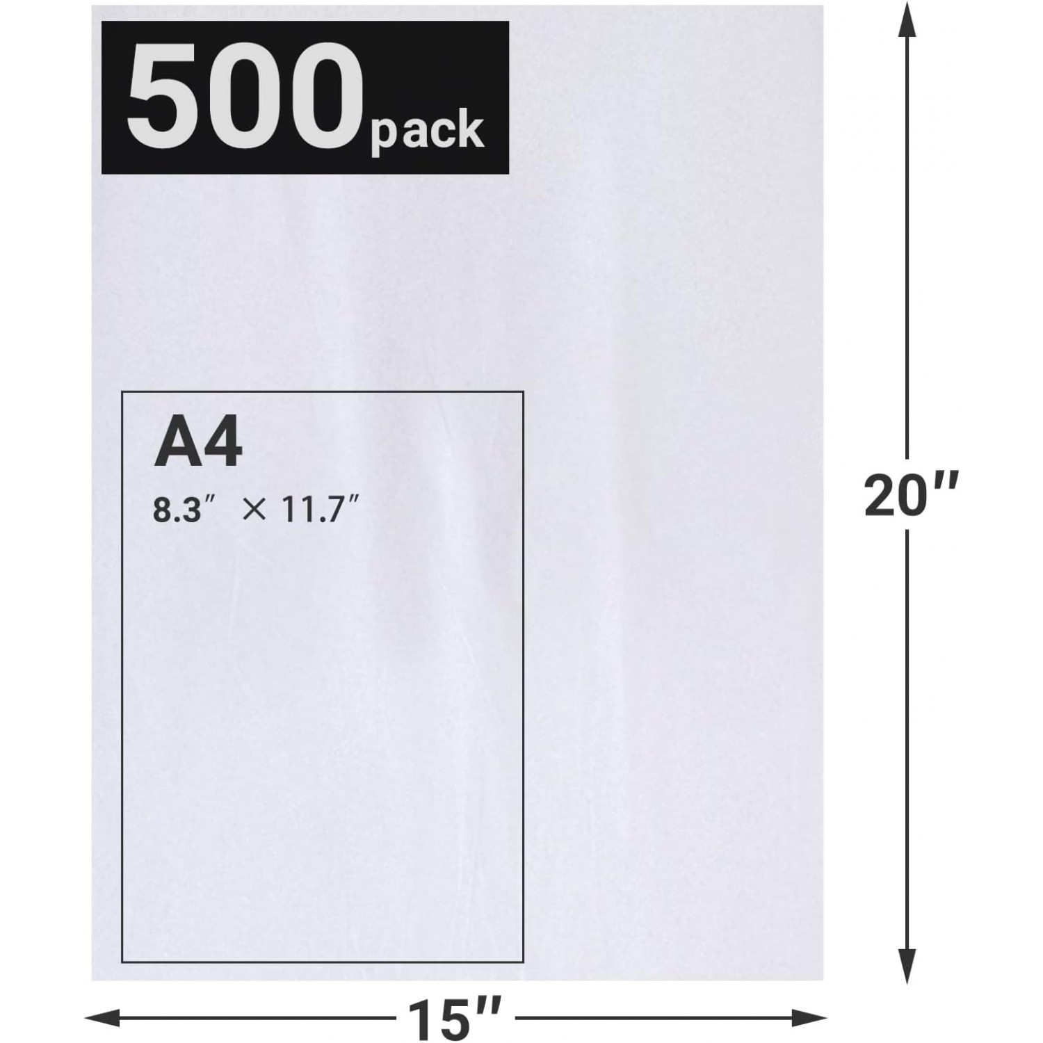 10 x 15 White Gift Grade Tissue Paper