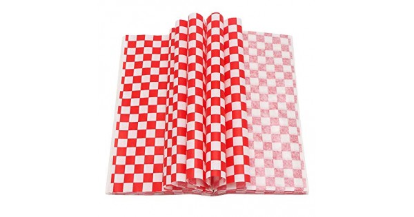 25Pcs Deli Wax Paper for Food, Basket Liners Food Picnic Paper