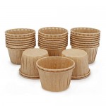Pack of 90 Mini Cupcake Liners, Baking Paper Cups, 2.5 inch Round Shape Edge Roll Baking Liners Cups Holder for Baking Muffin and Cupcake,No Muffin Pan is needed