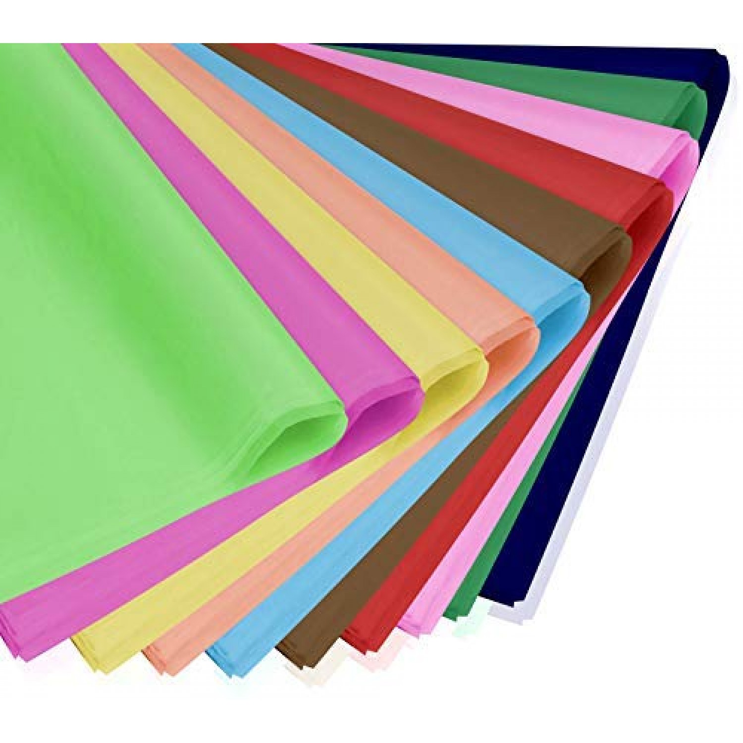  Colors of Rainbow Gift Wrapping Tissue Paper (48
