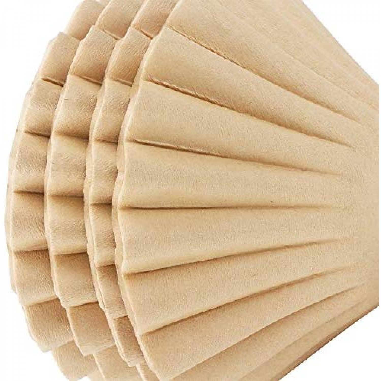 EUSOAR 1-4 Cup Disposable Coffee Filters, 100 count Filter Replacement,  Natural Brown Unbleached, fit small Basket Style Single Serve Coffee  Makers