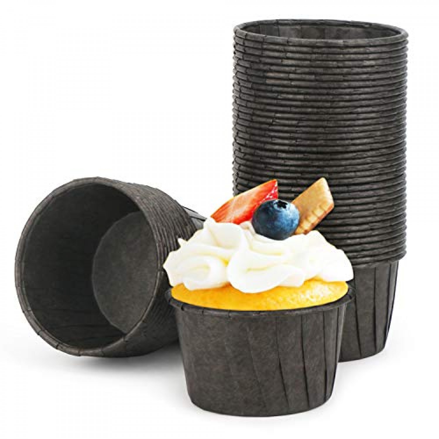 X Pulse 6 Slot Muffins Tray | Cupcakes Mould for Microwave Oven Free 100 Paper  Cup Liner | Baking Tray and Cupcake Mould